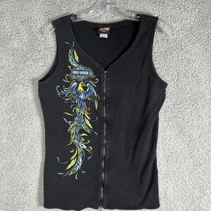 Harley Davidson Full Zip Women’s XL Sleeveless Top Eastern Shore HD Daphne AL